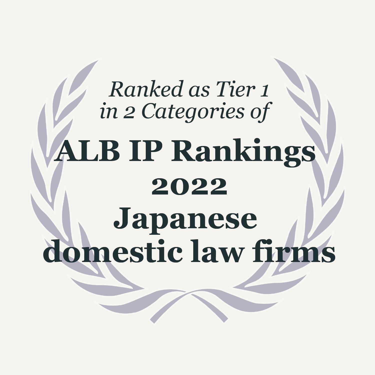 Atsumi & Sakai has received high evaluation in the ALB IP Rankings 2022