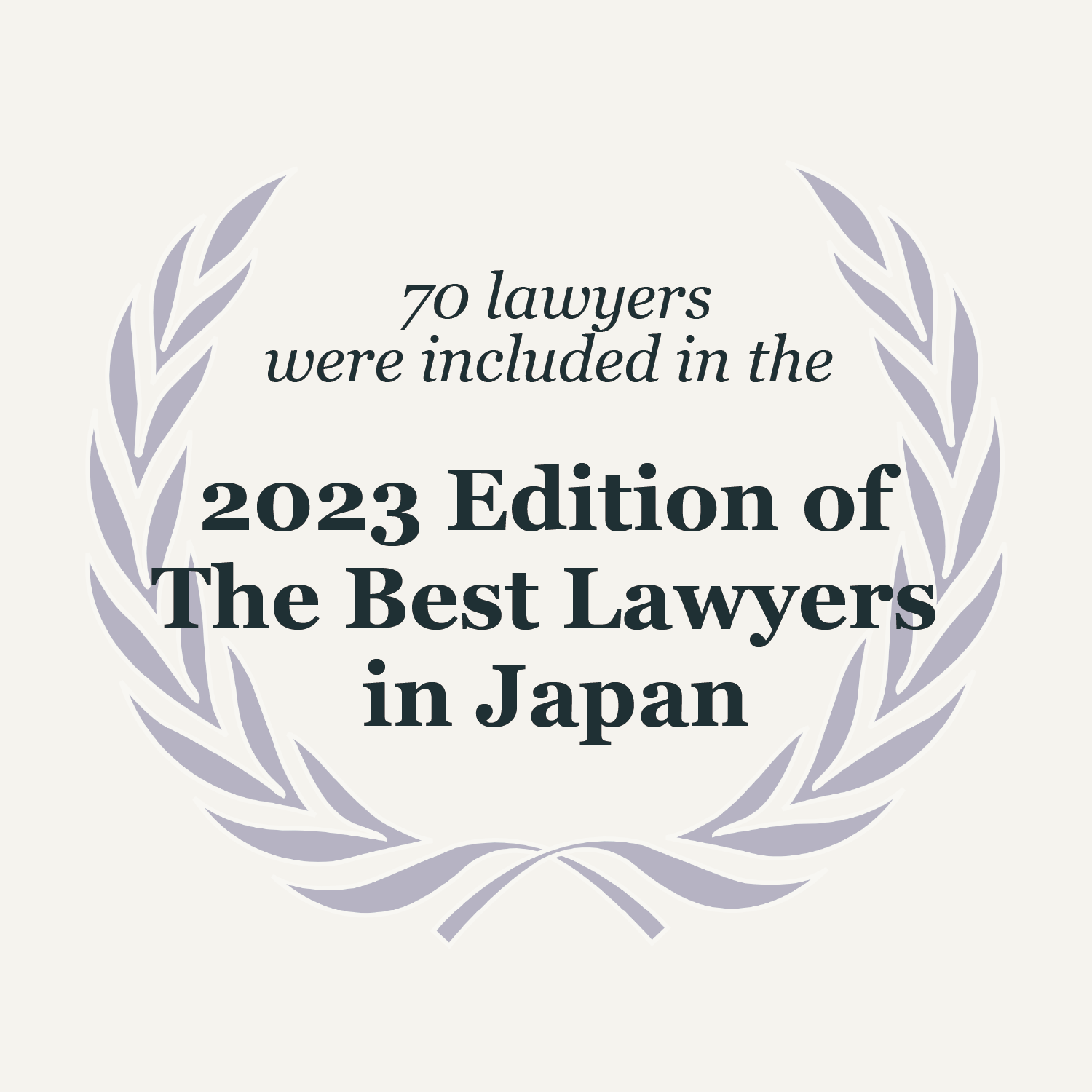 The 2023 edition of The Best Lawyers in Japan